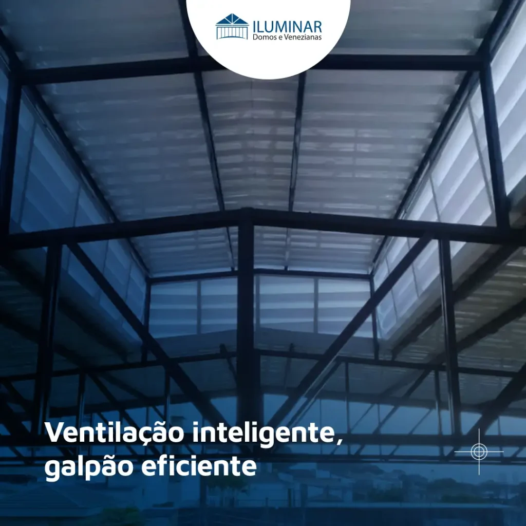 Sistema de ventilação natural para galpão