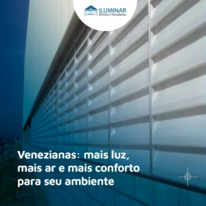 Venezianas para galpão industrial